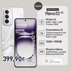 Unieuro Oppo Reno12 5G offerta