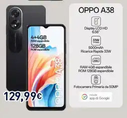 Unieuro OPPO A38 offerta