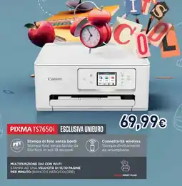 Unieuro Canon PIXMA TS7650i offerta