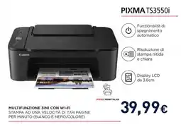 Unieuro Canon PIXMA TS3550i offerta
