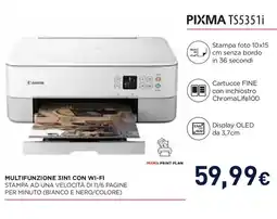 Unieuro Canon PIXMA TS5351i offerta