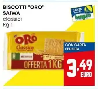 Kanguro Biscotti "ORO" SAIWA offerta