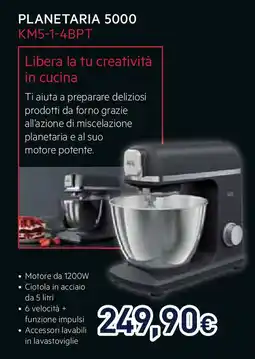 Unieuro AEG PLANETARIA 5000 KM5-1-4BPT offerta