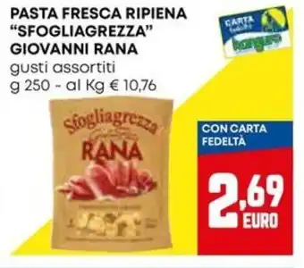 Kanguro Pasta fresca ripiena "sfogliagrezza” GIOVANNI RANA offerta