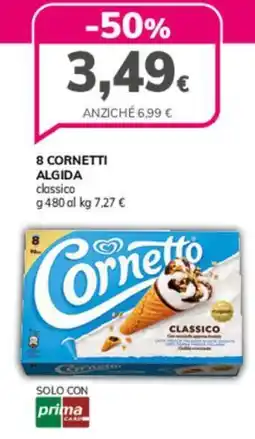 Basko 8 cornetti ALGIDA offerta