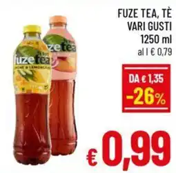 A&O Fuze tea, tè offerta