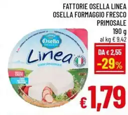 A&O Fattorie osella linea osella formaggio fresco primosale offerta