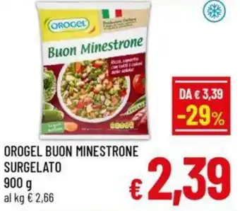 A&O Orogel buon minestrone surgelato offerta