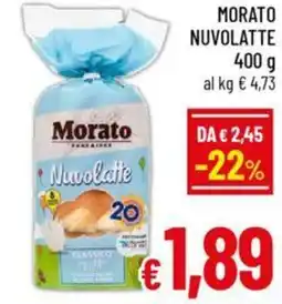 A&O Morato nuvolatte offerta