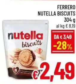 A&O Ferrero nutella biscuits offerta