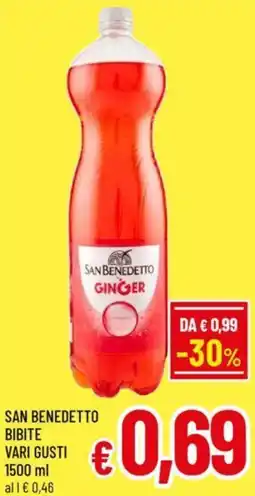A&O San benedetto bibite vari gusti offerta