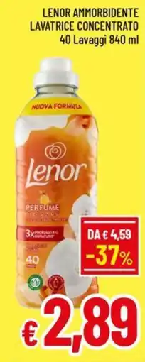 A&O Lenor ammorbidente lavatrice concentrato offerta