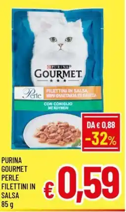 A&O Purina gourmet perle filettini in salsa offerta