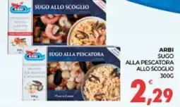 Eté ARBI sugo alla pescatora allo scoglio offerta