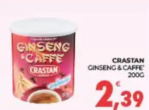 Eté Crastan ginseng & caffe' offerta