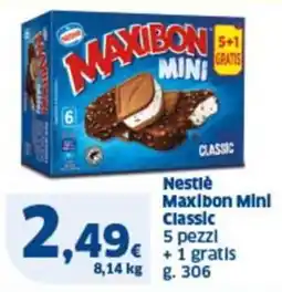 Sigma Nestlé Maxibon Mini Classic offerta