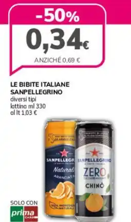 Basko Le bibite italiane SANPELLEGRINO offerta