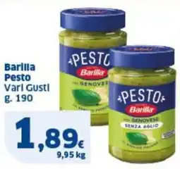 Sigma Barilla pesto vari gusti offerta