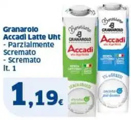 Sigma Granarolo accadi latte uht offerta