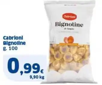 Sigma Cabrioni bignoline offerta