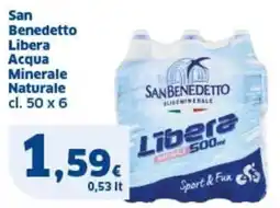 Sigma San benedetto libera acqua minerale naturale offerta