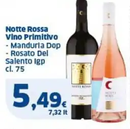 Sigma Notte rossa vino primitivo offerta