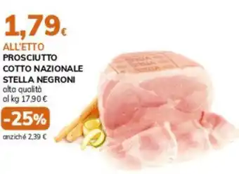 Basko Prosciutto cotto nazionale stella negroni offerta