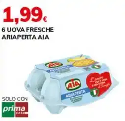 Basko 6 uova fresche ariaperta AIA offerta