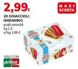 Basko 20 ghiaccioli indianino offerta