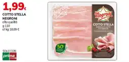 Basko Cotto stella negroni offerta