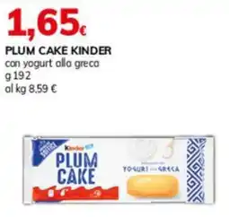 Basko Plum cake kinder offerta