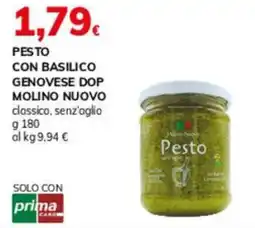 Basko Pesto con basilico genovese dop molino nuovo offerta