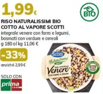 Basko RISO NATURALISSIMI BIO COTTO AL VAPORE SCOTTI offerta