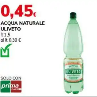 Basko Acqua naturale ULIVETO offerta