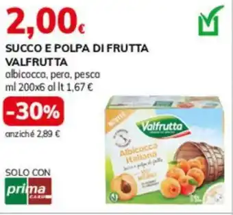 Basko Succo e polpa di frutta VALFRUTTA offerta