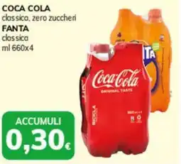 Basko COCA COLA classica, zero zuccheri FANTA classica offerta