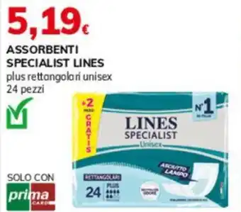 Basko Assorbenti specialist LINES offerta