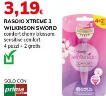 Basko Rasoio xtreme 3 WILKINSON SWORD offerta