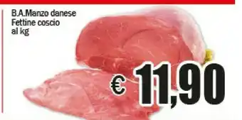 EMMEpiù B.a. manzo danese fettine coscio offerta
