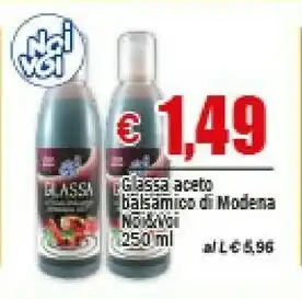 EMMEpiù Noi&voi glassa aceto balsamico di modena offerta