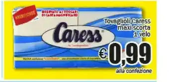 EMMEpiù Caress tovaglioli maxi scorta offerta