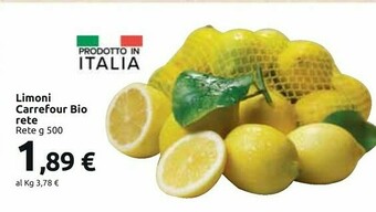 Carrefour Market Limoni offerta