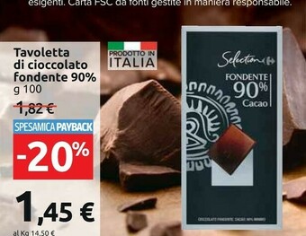 Carrefour Market Cioccolato offerta