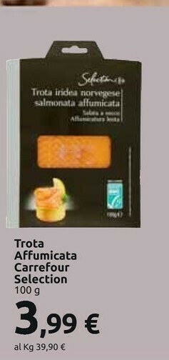 Carrefour Market Salmone affumicato offerta