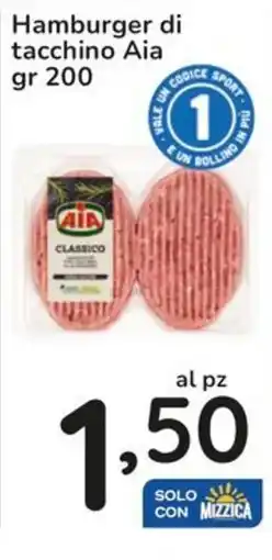 Famila Hamburger di tacchino Aia offerta
