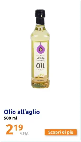 Action Olio all'aglio offerta