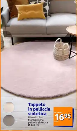 Action Tappeto in pelliccia sintetica offerta