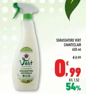 Conad Chanteclair Sgrassatore Vert 650 ml offerta