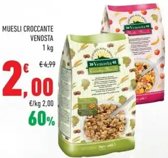Conad Venosta Muesli Croccante 1 kg offerta