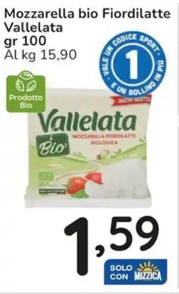 Famila Mozzarella bio Fiordilatte Vallelata offerta